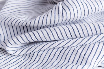Linen cloth closeup