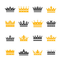 Crown icons.