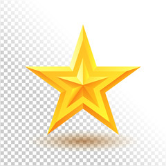 Gold star icon.