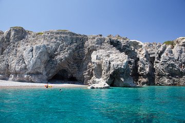 Fototapeta premium Traonou beach, Rhodes island, Greece