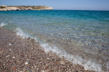 Fototapeta na wymiar Kolymbia beach, Rhodes island, Greece