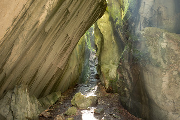 Nice small cave in the alps