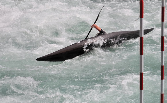  canoe kayak in white river
