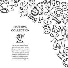 Maritime collection background