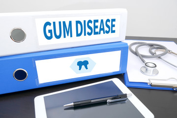 GUM DISEASE  Medical concept Doctor