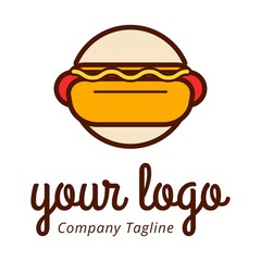 Restaurant Hot Dog Logo