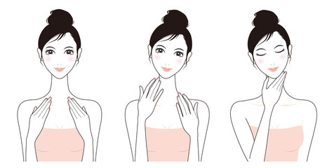 女性のスキンケア / 美容