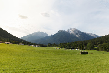 Watzmann, Hochkalten and Rotpfalfen in Berchtesgaden, Bavaria, Germany