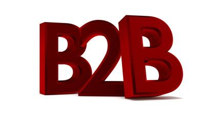 3d illustration concept of marketing 