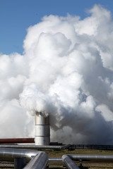 Geothermal Power Station Central North Island New Zealand