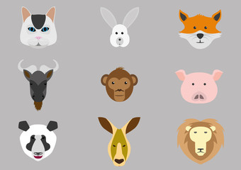 Icons with animals