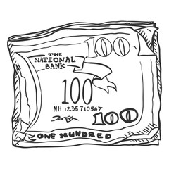 Vector Single Sketch Bundle of Money