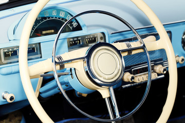 Beautiful vintage retro car