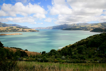 Akaroa French Bay near Christchurch New Zealand