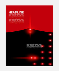 Professional business design layout template or corporate banner design. Magazine cover, publishing and print presentation. Abstract vector background.
