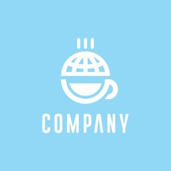 Fototapeta na wymiar Coffee Cafe Tea Shop Logo Vector