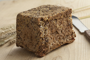 Fresh baked rye bread