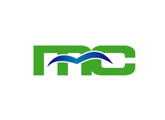 Letter M and C logo vector
