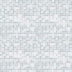 Abstract grayscale pixelated seamless pattern