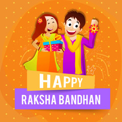 Cute Sister and Brother for Raksha Bandhan.