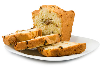 image of cake on a white background