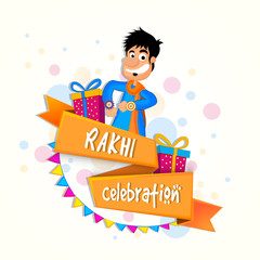 Creative illustration for Raksha Bandhan celebration.