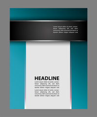 Flyer or Cover Design - Business Vector
