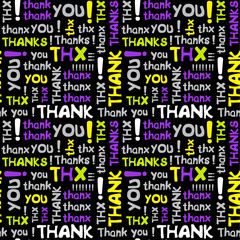 seamless pattern with funny letterings