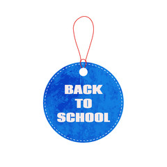 back to school ribbon stamp