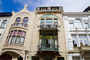 Obraz premium Jugendstil-Häuser in Antwerpen