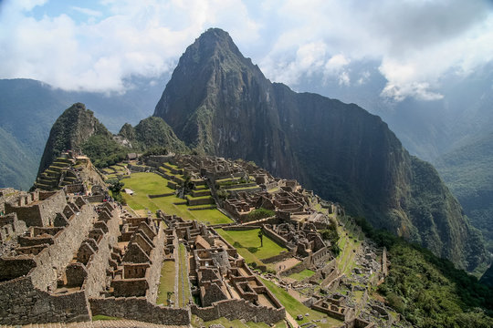 Ancient inca town of Machu Picchu