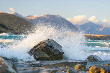 Brandung Gischt Lake Tekapo 