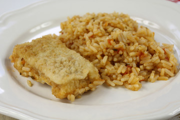 poisson pané et riz 10082016