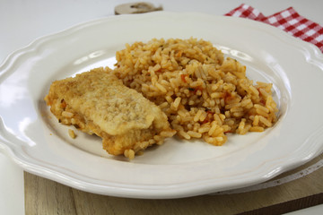 poisson pané et riz 10082016