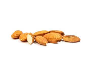 Almonds healthy whole nuts