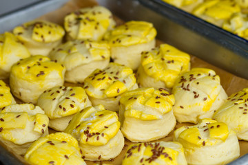 homemade scone with seed