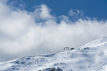 Fototapeta na wymiar Mountain in winter