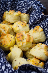 homemade scone with seed