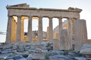 Fototapeta na wymiar The ancient Acropolis of Athens 