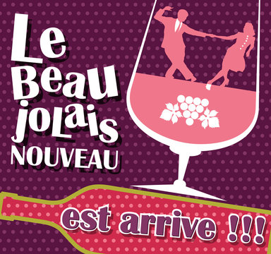 Beaujolais Nouveau Vector