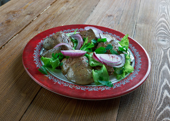 Turkish Style Sauteed Liver