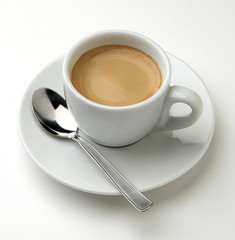 Cup of espresso Italian coffee