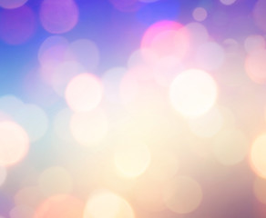 Colorful circles of light abstract background