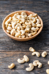 Fototapeta na wymiar Cashew nuts