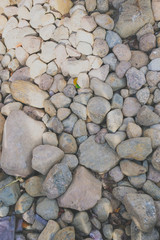 stones of different sizes small and large for texture and background