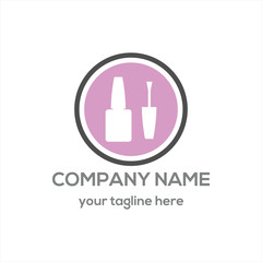 Manicure and Pedicure Salon Logo Vector