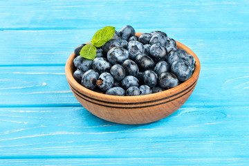Blueberries in bowl