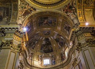 Fototapeta na wymiar Sant Andrea della Valle basilica, Rome, Italy