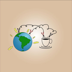 Energize the world by drinking coffee.