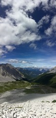 Geröllfeld im Hochgebirge